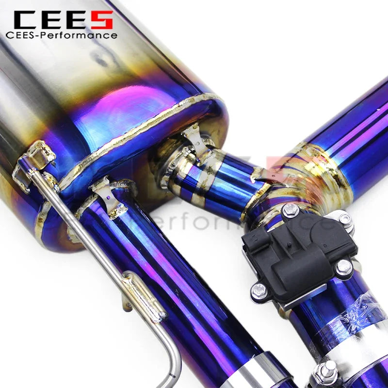 CEES Tuning Catback Exhaust Pipe for BMW M550 M550i G30 N63 4.4T 2017-2022 Performance Titanium Sport Exhaust System Assembly