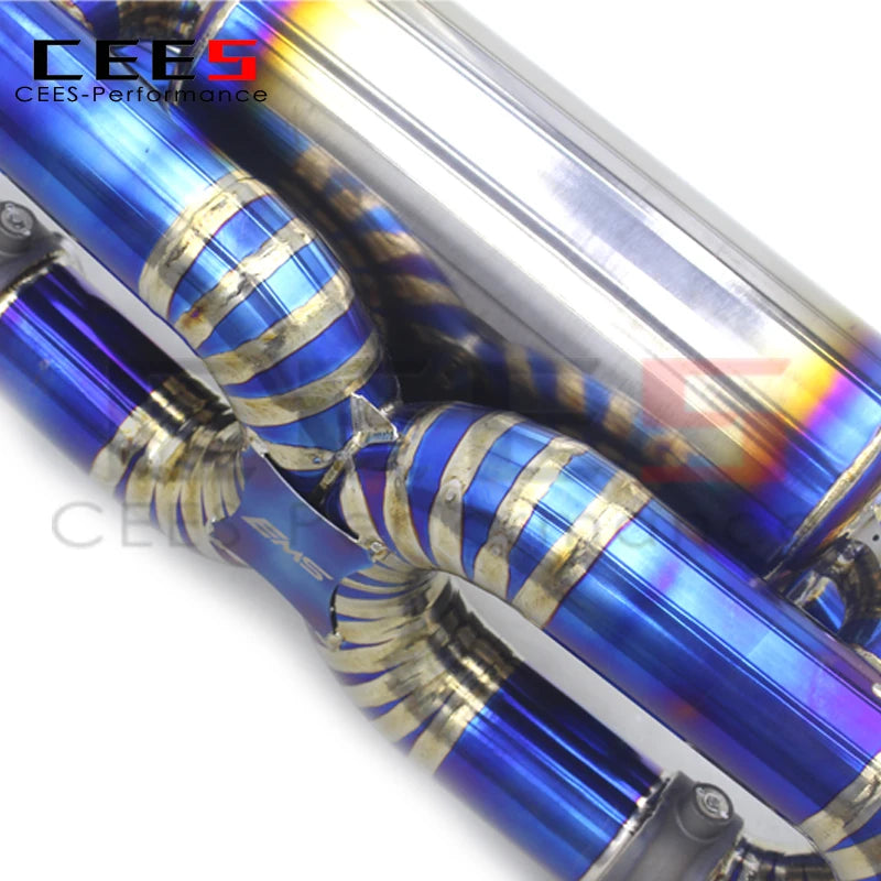 CEES Catback Exhaust System For Lamborghini Huracan STO/EVO Spyder 5.2 2019-2020 Titanium Exhaust Pipe Muffler Escape