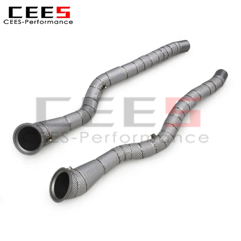 cees Catback Exhaust Downpipe Escape for Ferrari 812 Superfast 6.5L V12 2017-2023 Titanium Exhaust System Free Flow Pipe Muffler
