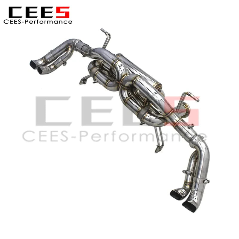 cees for Audi R8 V10 5.2 2016-2019 Catback Valved Sport Exhaust System