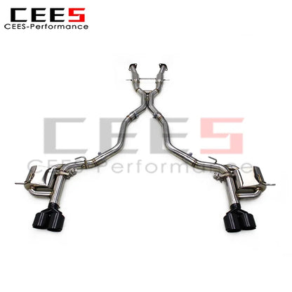 cees Valve Catback Exhaust Pipe Muffler System for JEEP Grand Cherokee 3.0/3.6 2007-2023 SS304 Stainless Steel Tuning Auto Parts