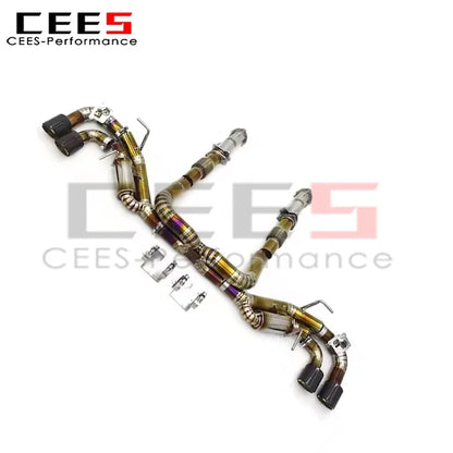 cees Valve Titanium 3inch Pipe Exhaust Catback Downpipe for Chevrolet CORVETTE C8 2019-2023 Escape Exhaust System Assembly