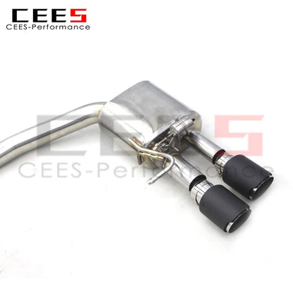 CEES Stainless Steel Full set Catback Exhaust Valvetronic Muffler System For Audi S6/S7 C7 4.0T 2013-2018 Exhaust downpipe