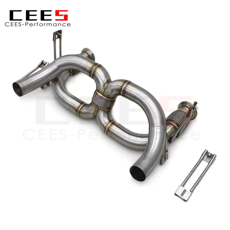 CEES Catback Exhaust System For Lamborghini Huracan EVO 5.2 2019-2023 Stainless Steel Exhaust Pipe Muffler