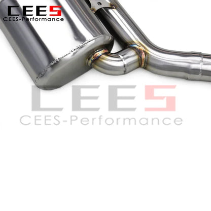 CEES Tuning Escape Exhaust Pipe For Audi RS4 RS5 B8.5 4.2L 2012-2016 SS304 Stainless Steel Sport Catback Exhaust System Assembly