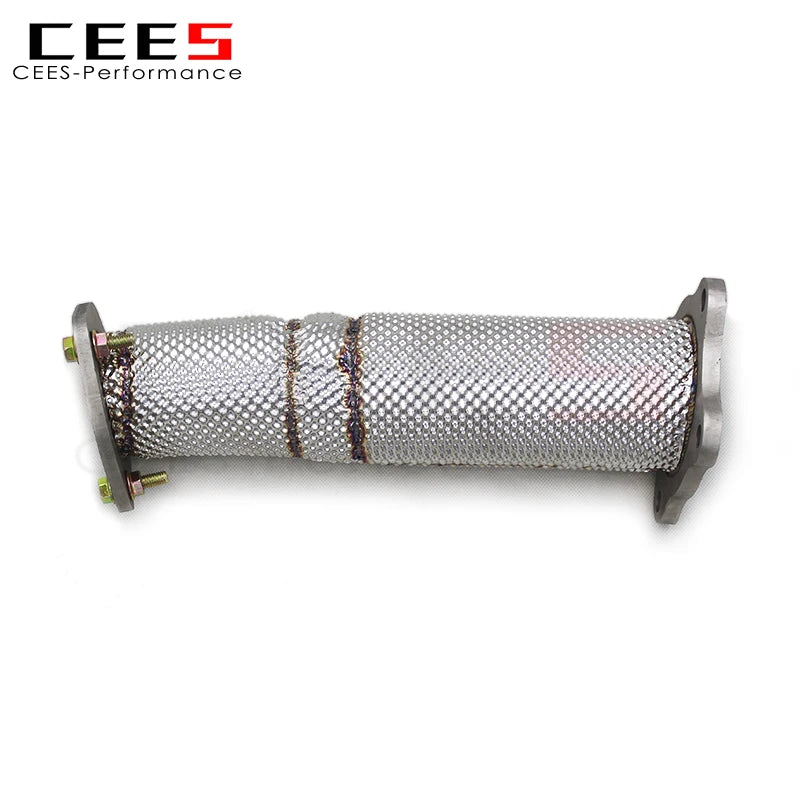 Audi Q5 2.0T 2018-2020 Stainless Steel Heat Shield Downpipe Exhaust System