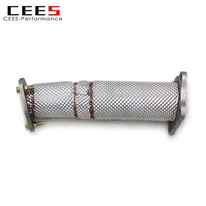Audi Q5 2.0T 2018-2020 Stainless Steel Heat Shield Downpipe Exhaust System