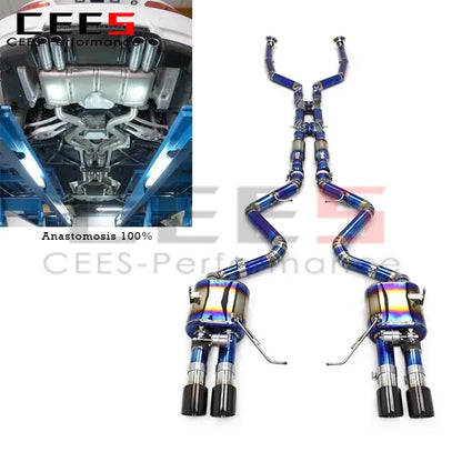 cees Tuning Performance Titanium Exhaust for BMW M3 E90 E92 E93 4.0L 2007-2013 Control Valve Catback Exhaust System Assembly