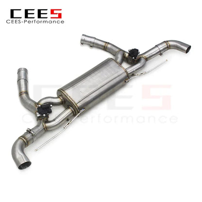 CEES Valvetronic Muffler Axle Exhaust For BMW X7 3.0T/4.4TT G07 2019-2023 Stainless Steel Escape Exhaust Pipe