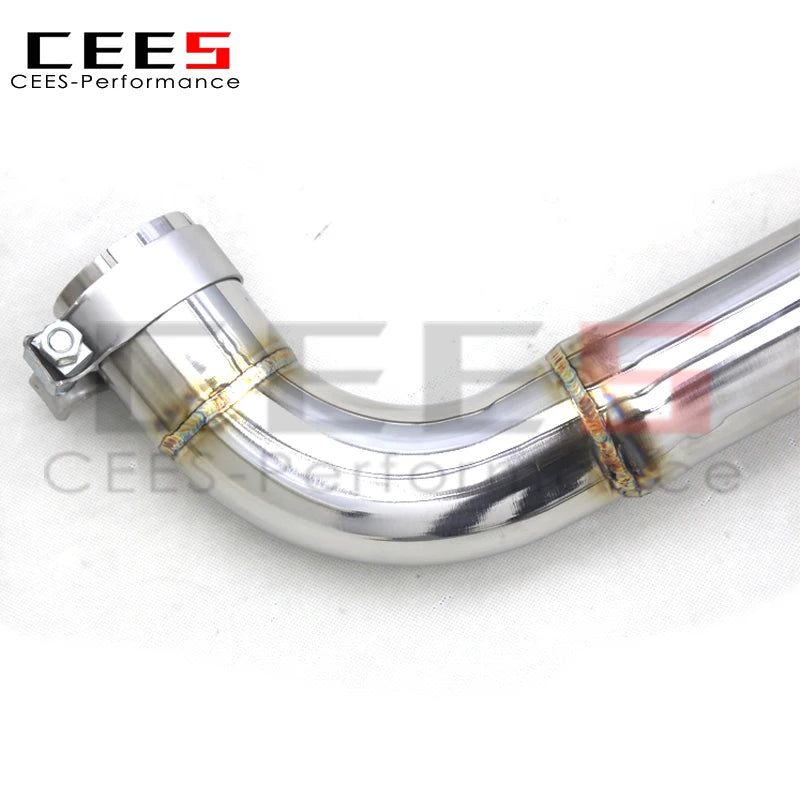 CEES Exhaust Downpipe For Mercedes-Benz AMG GTS 2016-2023 with catalyst catted downpipe Exhaust Pipe