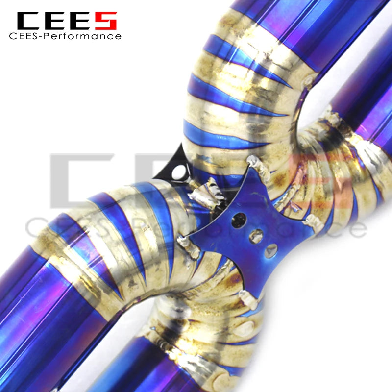 CEES For PORSCHE 911 992 Turbo S 3.8T 2020-2023 Performance Titanium Race version Exhaust Pipe Straight exhaust