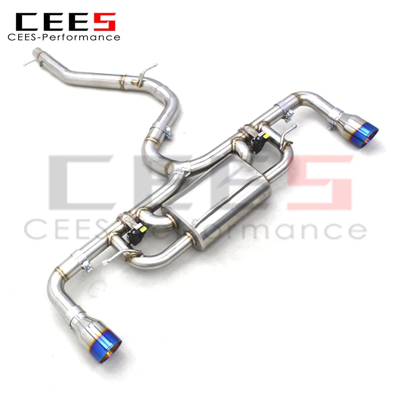 Catback Exhaust Pipe For Audi TT/TTS 2.0T 2015-2019 Stainless Steel Pipes Escape Muffler Exhaust System