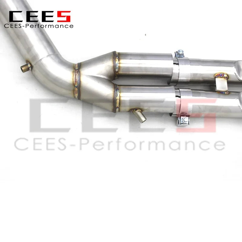 cees Catback Exhaust Downpipe for BMW M240i M240 B58 3.0T 2017-2023 Muffler Exhaust Stainless Steel Complete Catback Systems