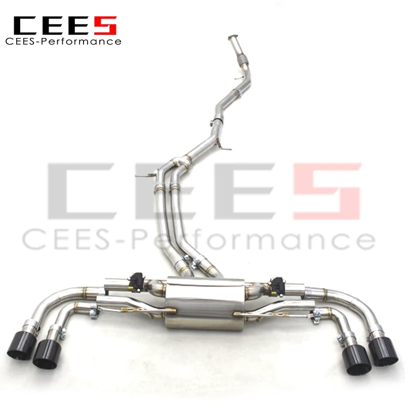 Catback Exhaust System For Porsche Cayenne E3 3.0T 2018-2023 Escape Stainless Steel Exhaust Pipe Muffler Downpipe