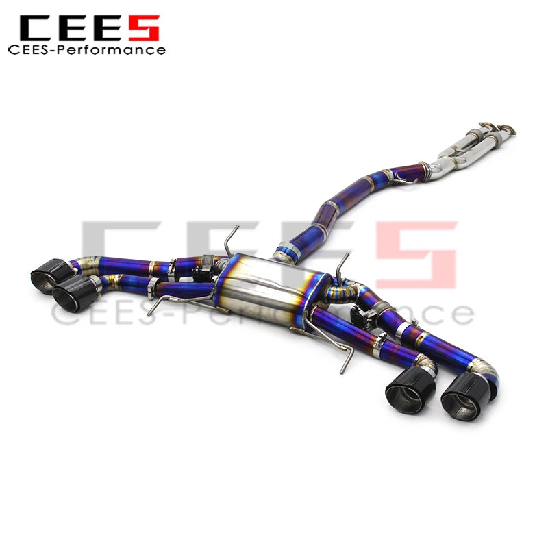 cees Catback Exhaust System for Nissan GTR GT-R R34/R35 3.8TT 2008-2023 Performance Titanium Exhaust Pipes Valvetronic Muffler