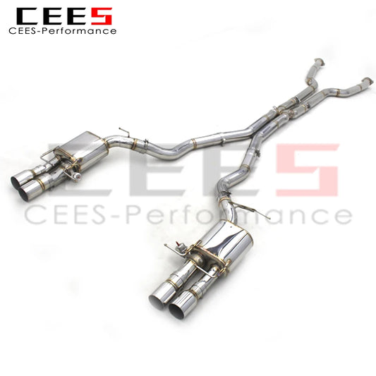 CEES Tuning Catback Exhaust for BMW M5 E60 5.0L 2003-2010 Exhaust Pipe Muffler Stainless Steel Car Exhaust System Escape