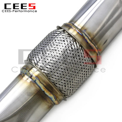 CEES Stainless Steel Exhaust Downpipe For Bentley Continental GT 4.0TT/6.0TT 2020-2024 Car Tuning System Exhaust Pipe