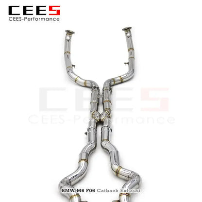 cees Catback Exhaust for BMW M6 F06 4.4T 2012-2016 High Performance Exhaust Pipe Muffler Exhaust System Downpipe without cat