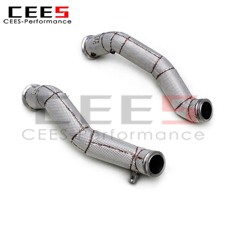 Mclaren GT 4.0T 2019-2023 Stainless Steel Heat shield Downpipe Exhaust System