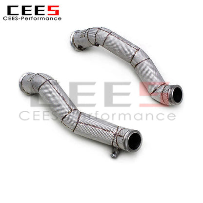 Mclaren GT 4.0T 2019-2023 Stainless Steel Heat shield Downpipe Exhaust System