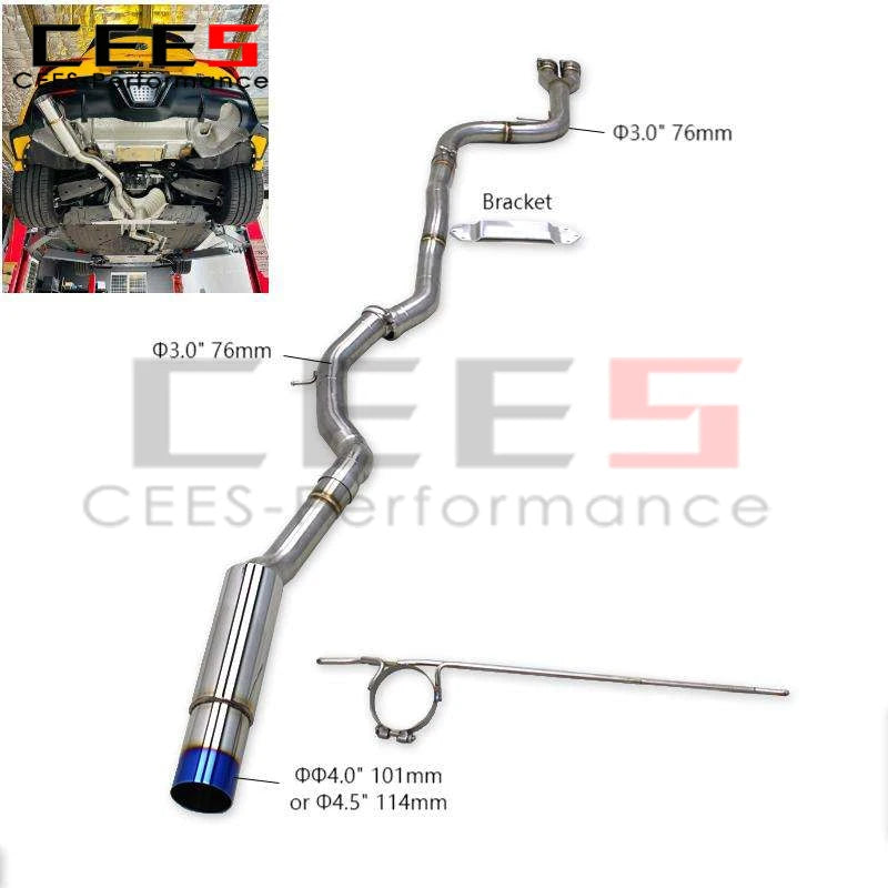 BMW M3/M4 G80/G82 3.0T 2019-2025 Single Outlet Valve Exhaust System