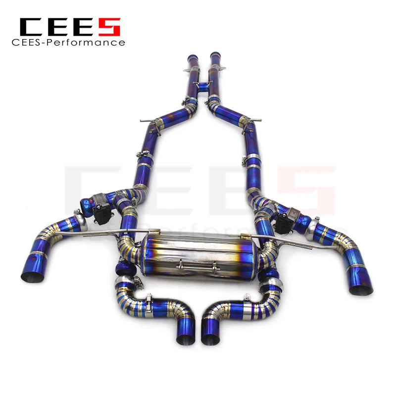 CEES for Mercedes-Benz AMG GTR/GT R C190 4.0T 2019-2023 Titanium Valvetronic Exhaust Pipe Muffler Catback Exhaust