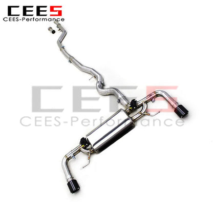 BMW 325i/330i G20/G28 B48/2.0T/B58/3.0T 2020-2024 Stainless Steel Valved Sport Exhaust System