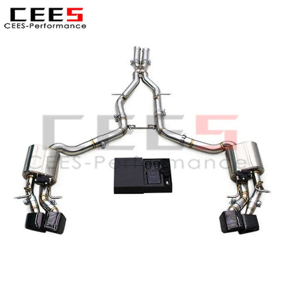Mercedes-Benz CLS550 V8 4.7L SS304 Valved Sport Exhaust System