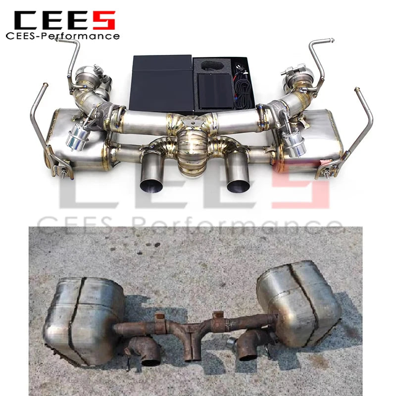 Ferrari 458 Italia/Spider/Speciale/458SC 4.5L Titanium Valved Sport Exhaust System