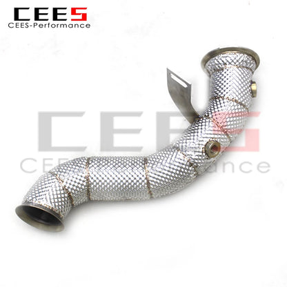 CEES Downpipe for Mercedes-Benz E200 E300 W213 2.0T 2017+ Tuning Performance Car Exhaust System Exhaust Downpipe  Pipe