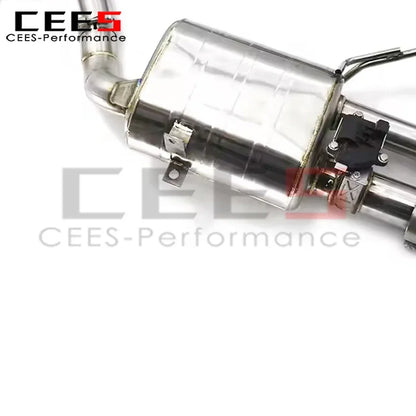 cees Performance Axle Exhaust Pipe System for BMW E92 4.0L 2008-2013 SS304 Stainless Steel Racing Exhaust Muffler Assembly