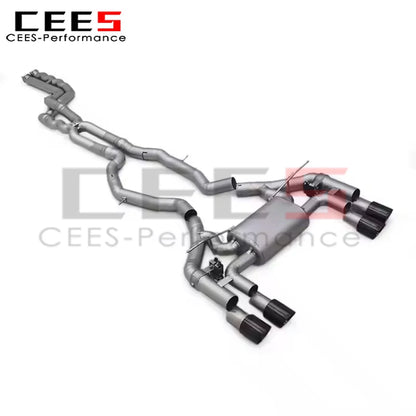 cees Performance Titanium Exhaust Pipe for BMW M2C M2 Competition F87 3.0T 2018-2023 Tuning Valvetronic Exhaust Mufflers System