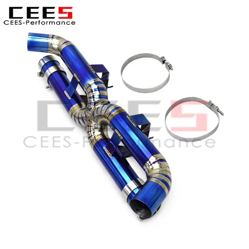 cees Straight Exhaust Catback for Porsche 911 992 Carrera S 3.0T 2019-2023 Performance Titanium Valvetronic Exhaust Pipe System