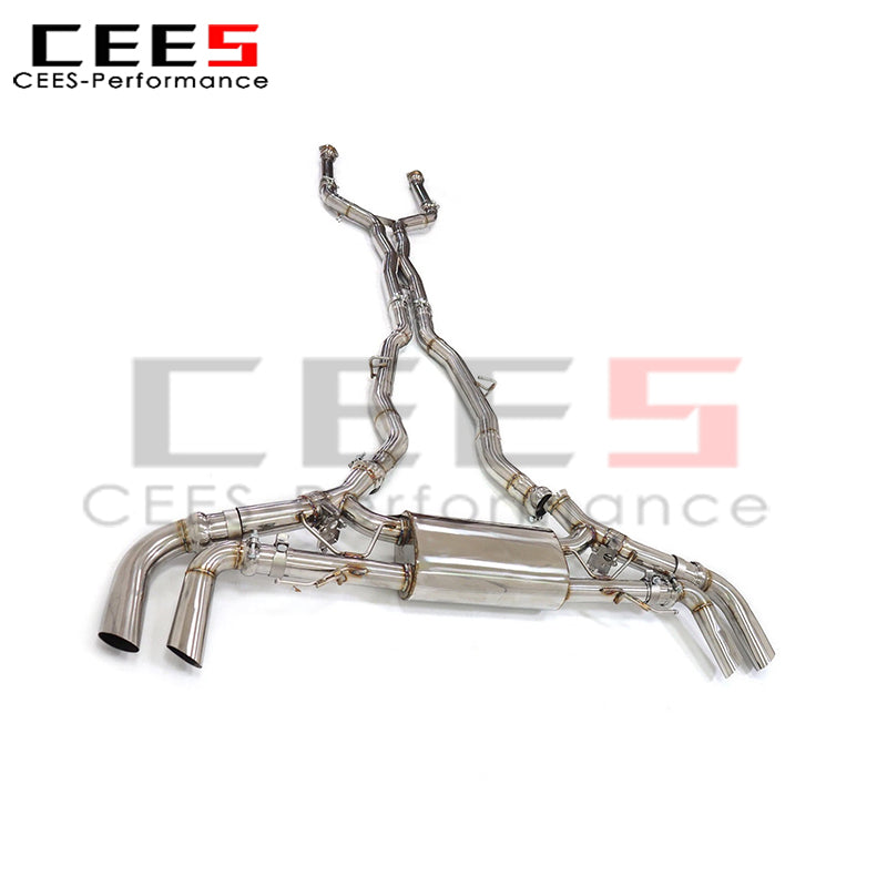 BMW X5 X6 M60i 4.4TT 2024 SS304 Valved Sport Exhaust System
