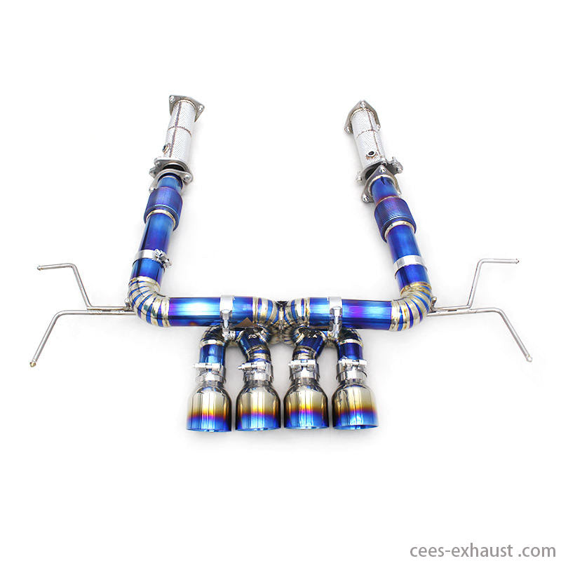 Chevrolet CORVETTE C8 Z06 2019-2025 Titanium Straight Pipe Exhaust System