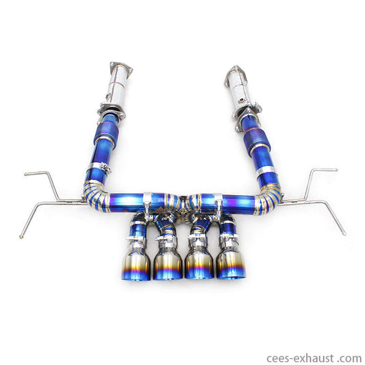 Chevrolet CORVETTE C8 Z06 2019-2025 Titanium Straight Pipe Exhaust System