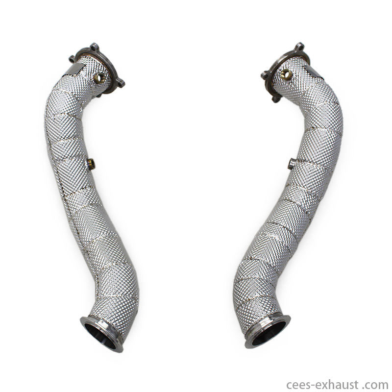 Mclaren GT 4.0T 2019-2023 Stainless Steel Heat shield Downpipe Exhaust System