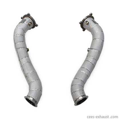 Mclaren GT 4.0T 2019-2023 Stainless Steel Heat shield Downpipe Exhaust System