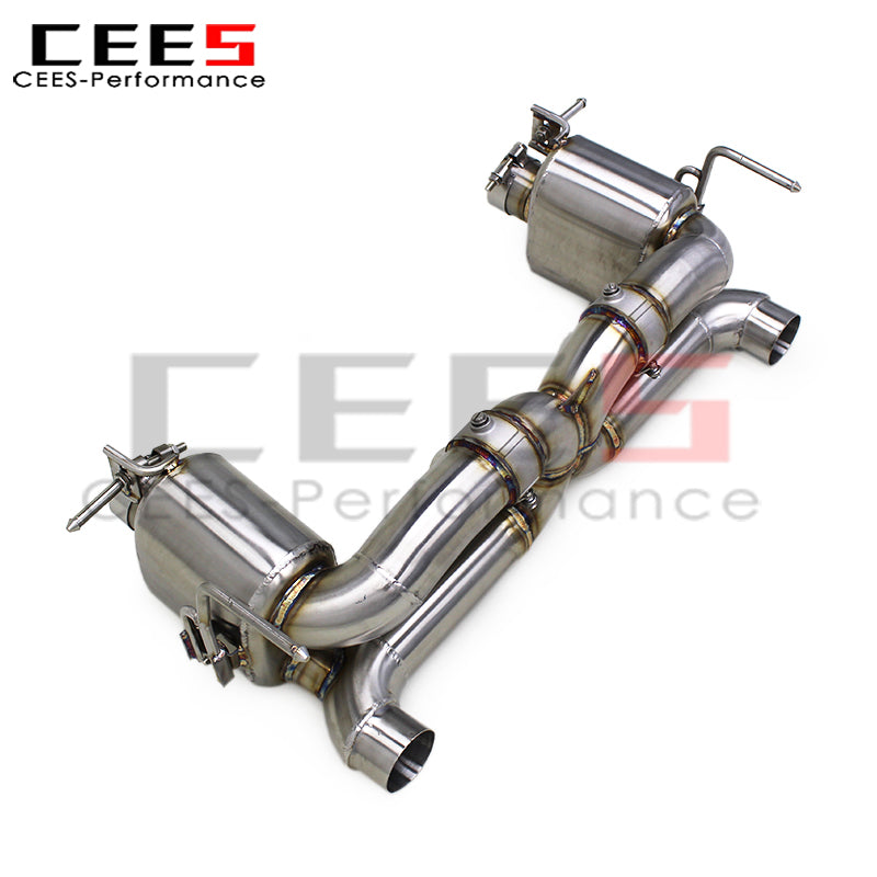CEES Catback Exhaust for Ferrari488 2015-2019 Performance Exhaust Pipe Muffler Titanium Alloy Valve Escape Car Exhaust System