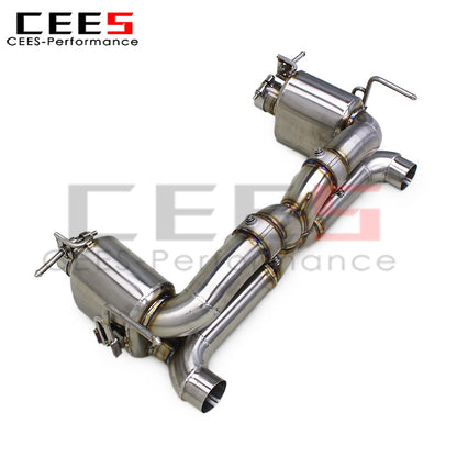 CEES Catback Exhaust for Ferrari488 2015-2019 Performance Exhaust Pipe Muffler Titanium Alloy Valve Escape Car Exhaust System