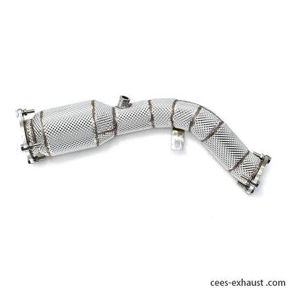 CEES Downpipe for Audi A4 A5 B8 1.8T/2.0T 2008-2017 Tuning Performance SS304 Exhaust Pipe Front Pipe of Exhaust Downpipe