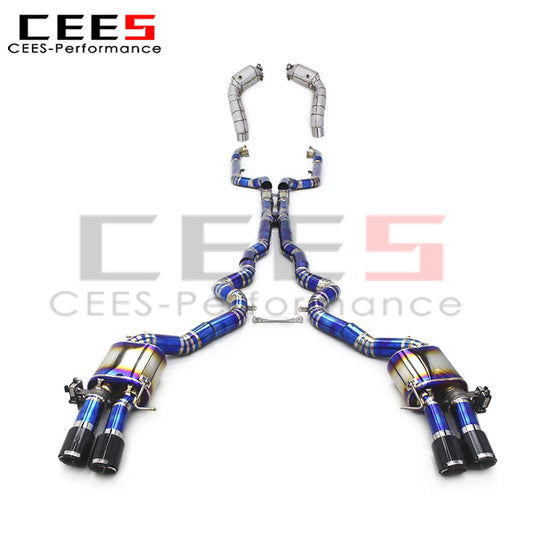 CEES Catback Exhaust for BMW M5 F10 4.4TT 2012-2016 Tuning Performance Exhaust Pipe Muffler Escape Car Exhaust System bmw f10 m5 exhaust upgrade bmw m5 f10 exhaust valve control