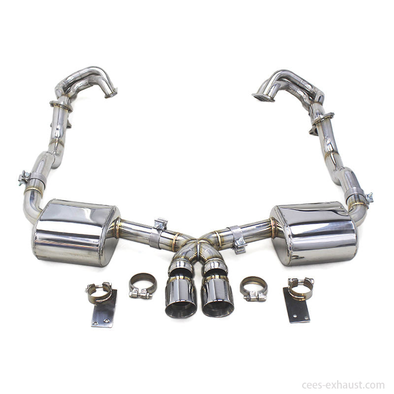 Porsche 987/987.1 Boxster/Cayman 3.4L Valved Sport Exhaust System