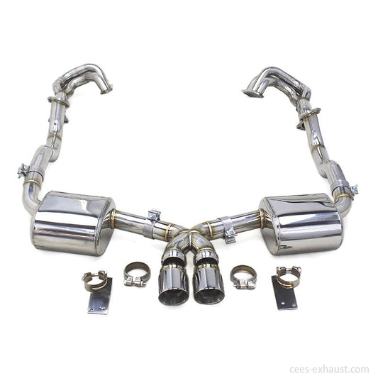 Porsche 987/987.1 Boxster/Cayman 3.4L Valved Sport Exhaust System