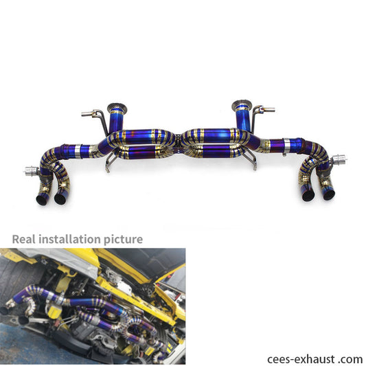 Lamborghini Huracan 5.2 LP580/LP610 Titanium Exhaust System