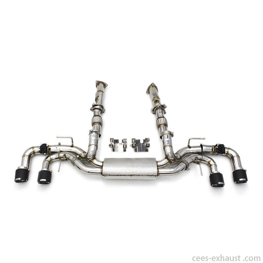 cees Catback Exhaust Valve for Chevrolet CORVETTE C8 2019-2022 Stainless Steel Exhaust 3 Inch Pipe Muffler Downpipes System