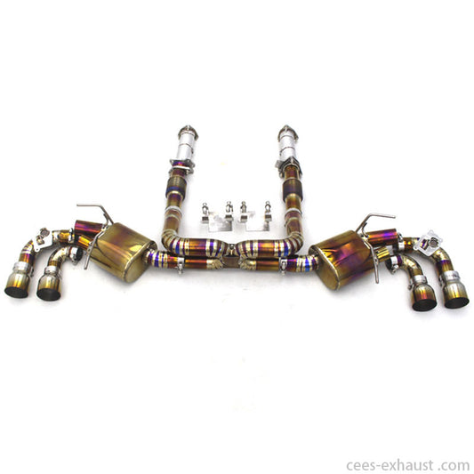 cees For Chevrolet Corvette C8 Valved Sport Exhaust System