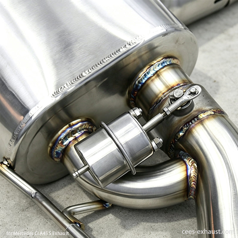 cla45s exhaust upgrade