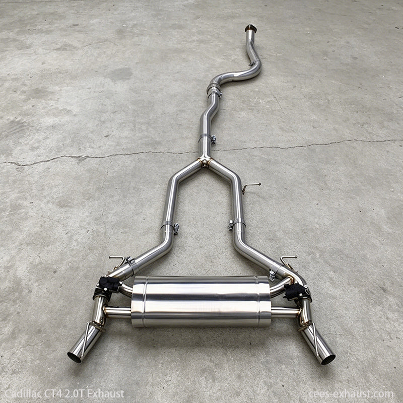 cees for Cadillac CT4 2.0T 2019-2023 Valved Sport Exhaust System