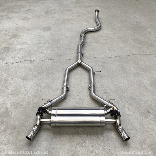 cees for Cadillac CT4 2.0T 2019-2023 Valved Sport Exhaust System